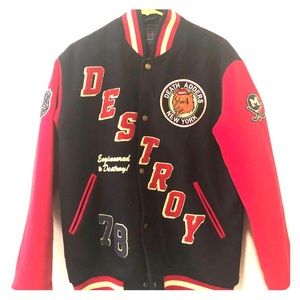 Mishka DESTROY Varsity Letterman Jacket
